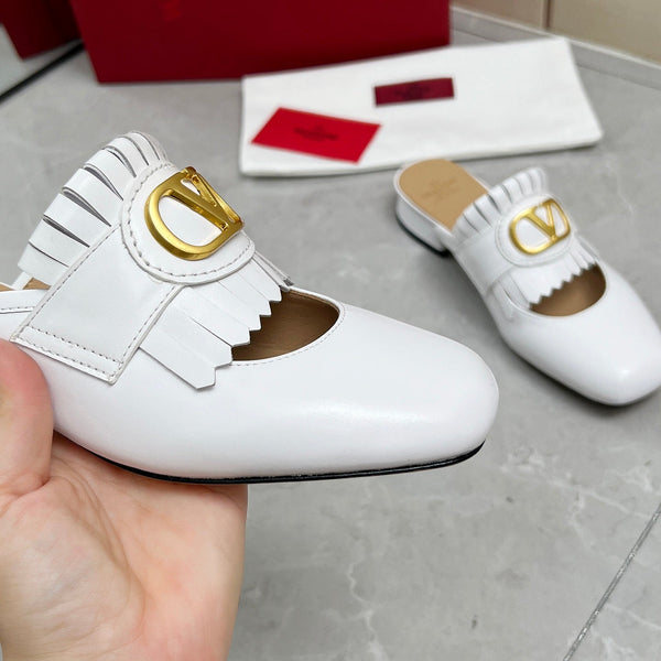 VT 25 Signature Mule Loafer Ivory Calf Leather 293947