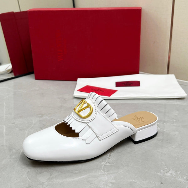 VT 25 Signature Mule Loafer Ivory Calf Leather 293947