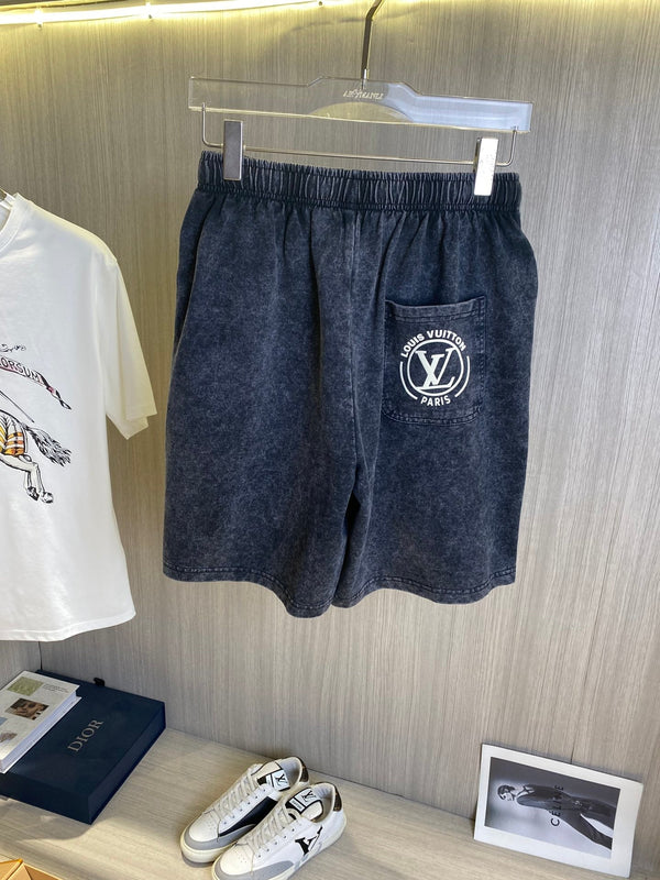 LV CASUAL SHORT NERO DENIM 239582