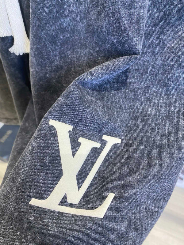 LV CASUAL SHORT NERO DENIM 239582