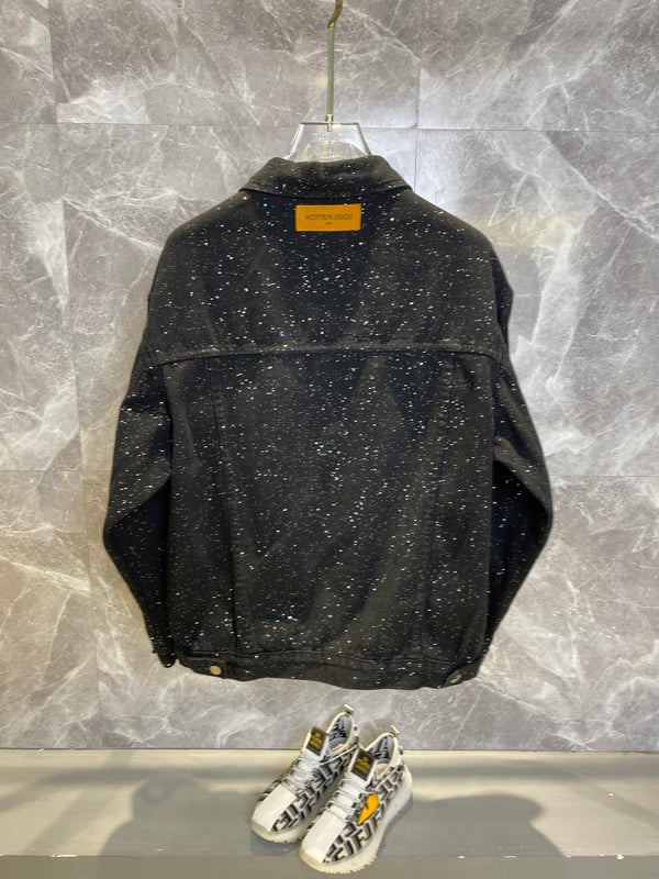 GIACCA IN DENIM NERO LV 239583