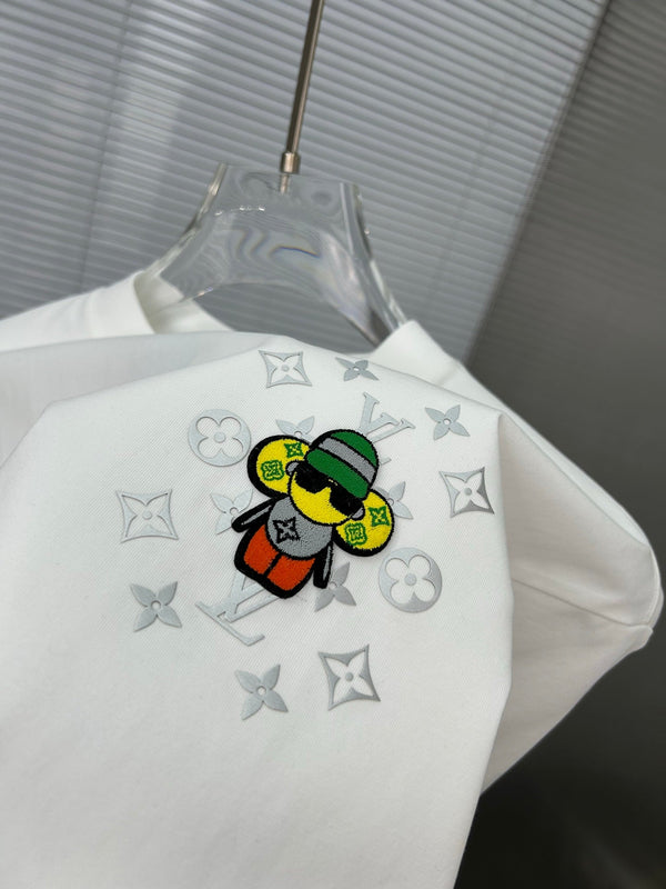 T-SHIRT IN COTONE BIANCO LV 239579