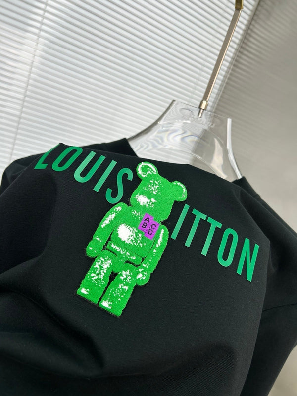 T-SHIRT IN COTONE NERO LV 239580