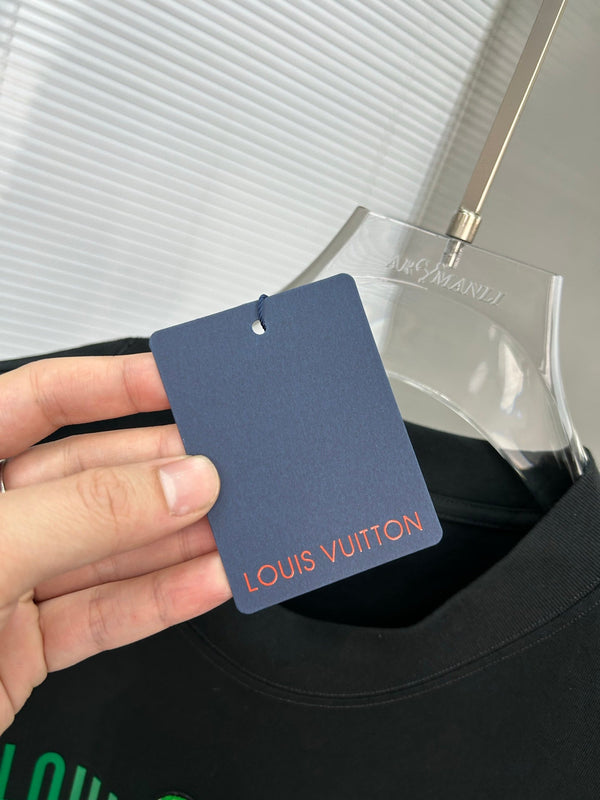 T-SHIRT IN COTONE NERO LV 239580