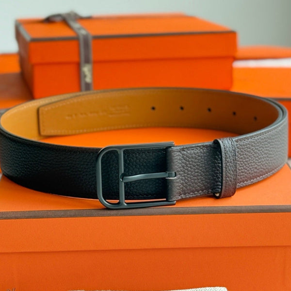 HM 35mm Romain Belt Brown Chocolate Leather 188397