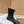 The Row Mid Sock Boots Black Sheepskin 427974