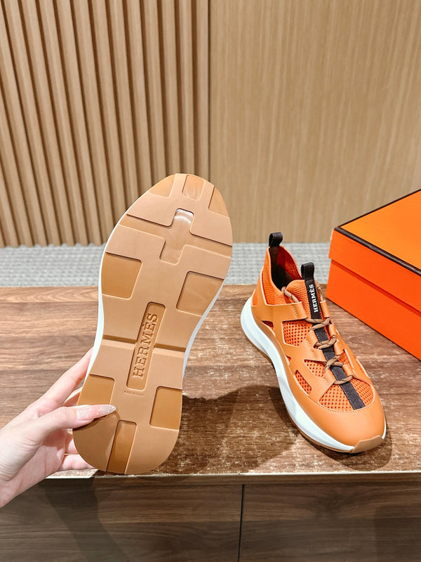 Sneaker HM Katana Pelle di vitello arancione 317596