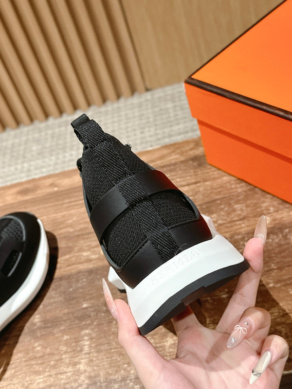 Sneaker HM Katana in pelle di vitello nera 317599