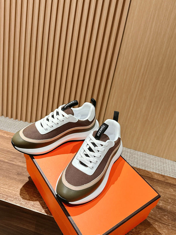 Sneaker HM Gramme in maglia marrone 317601