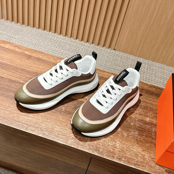 Sneaker HM Gramme in maglia marrone 317601