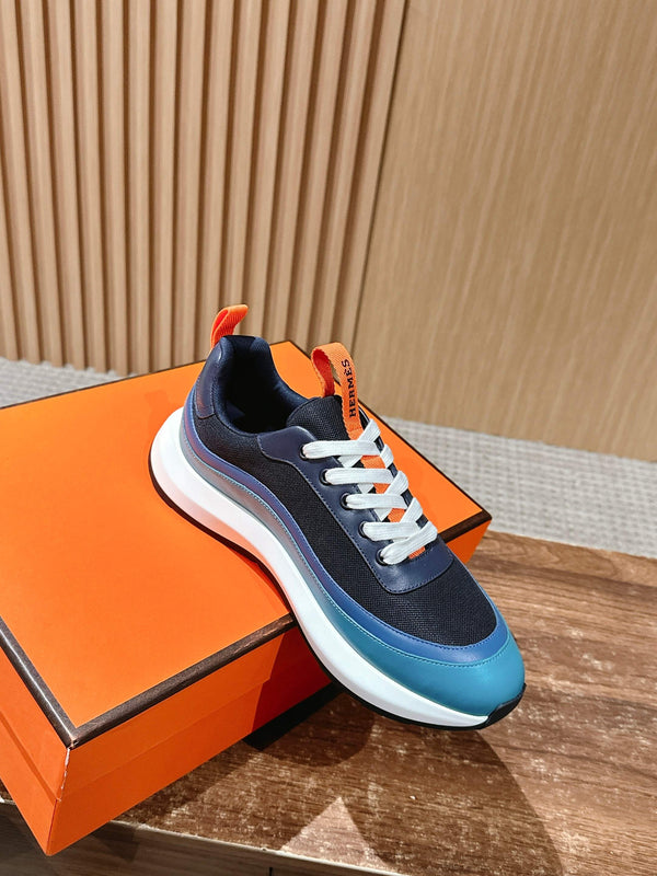 Sneaker HM Gramme Nero Blu Mesh 317602