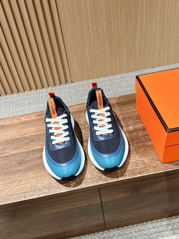 Sneaker HM Gramme Nero Blu Mesh 317602