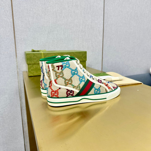 GG TENNIS 1977 SNEAKERS ALTE IN TELA CREMA