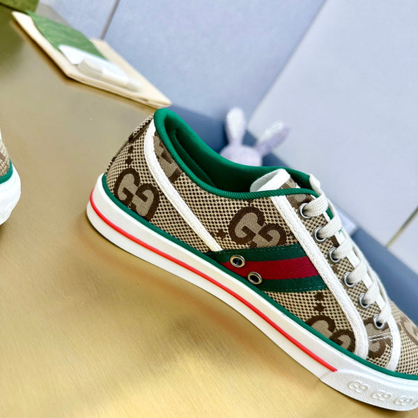 GG TENNIS 1977 TRAINER LIGHT BROWN CANVAS