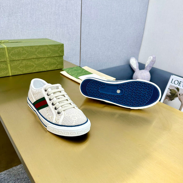 GG TENNIS 1977 TRAINER TELA BIANCO CREMA