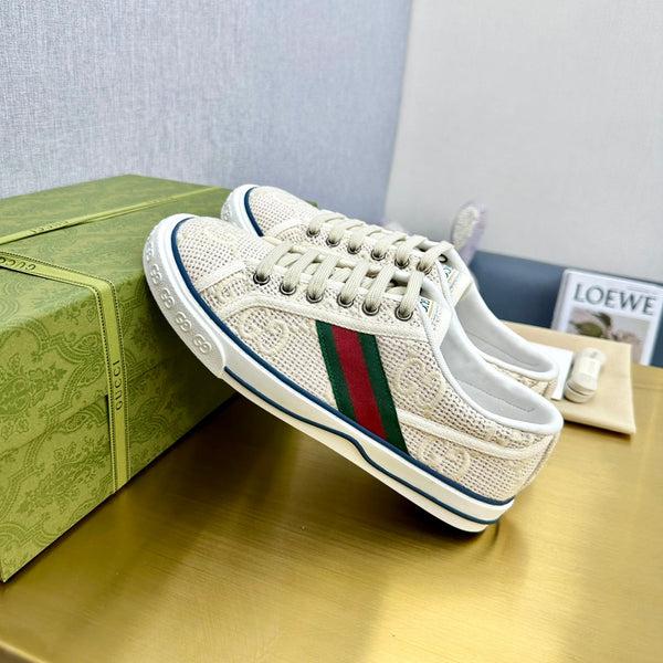 GG TENNIS 1977 TRAINER TELA BIANCO CREMA