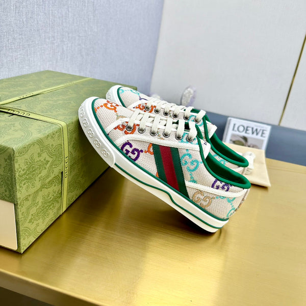 GG TENNIS 1977 TRAINER TELA GRIGIO CHIARO