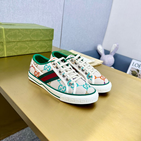 GG TENNIS 1977 TRAINER TELA GRIGIO CHIARO