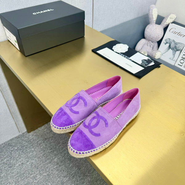 espadrilles lilac and purple suede
