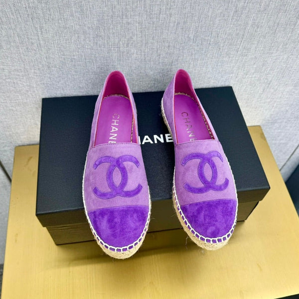 espadrilles lilac and purple suede