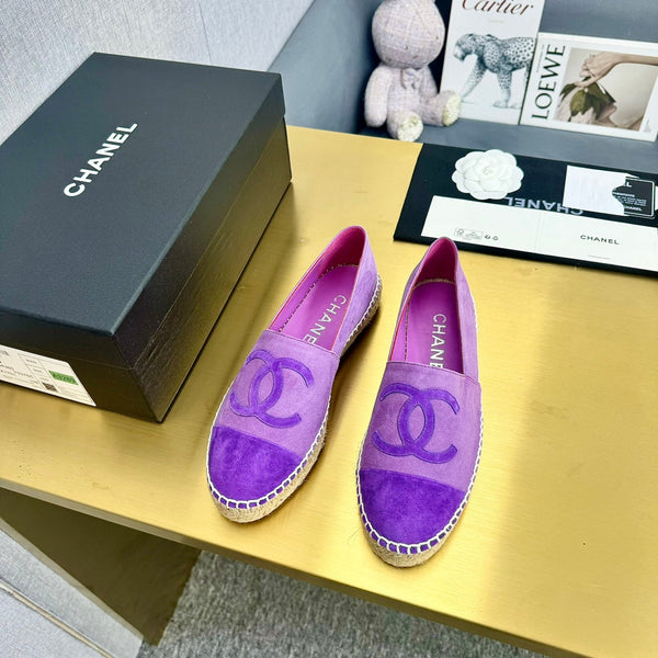 espadrilles lilac and purple suede
