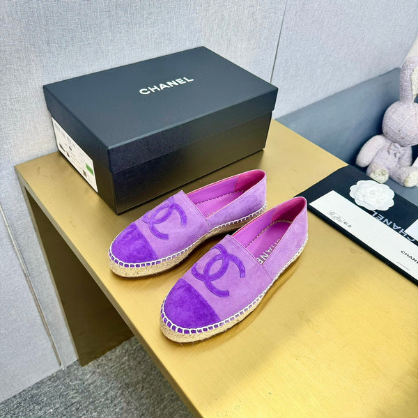 espadrilles lilac and purple suede