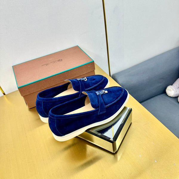LP Summer Charms Walk Loafers Dark Blue Suede  994492
