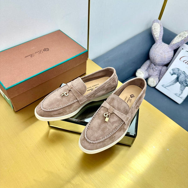 LP Summer Charms Walk Loafers Khaki Brown Suede 994500