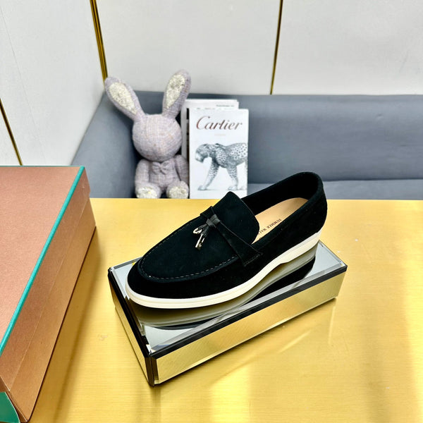 LP Summer Charms Walk Loafers Black Suede 994507