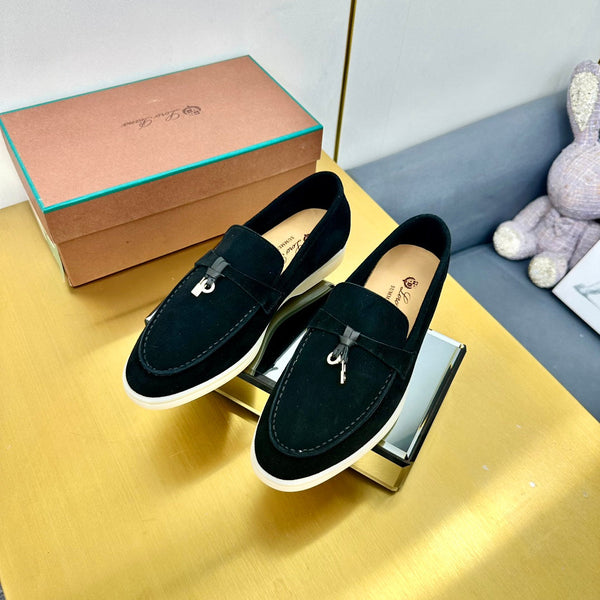 LP Summer Charms Walk Loafers Black Suede 994507