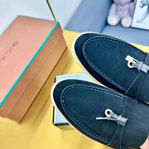 LP Summer Charms Walk Loafers Black Suede 994507