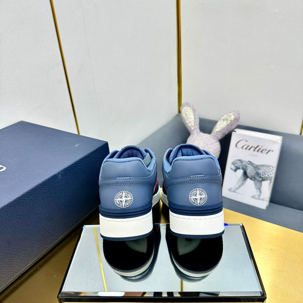 CD B57 Low-Top Sneaker In Charcoal Blue Calfskin 993824