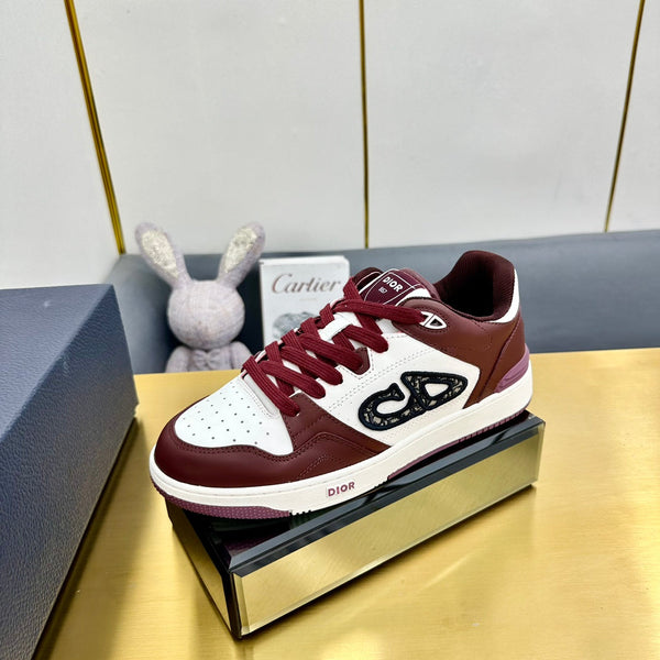 CD B57 Mid-Top Sneaker In Burgundy Calfskin 993826