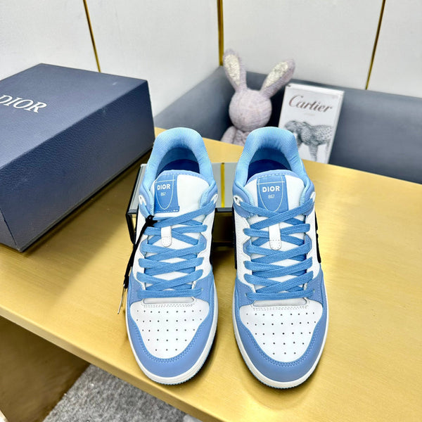 CD B57 Mid-Top Sneaker In Could Blue Calfskin 993845