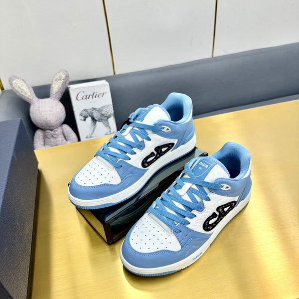 CD B57 Mid-Top Sneaker In Could Blue Calfskin 993845