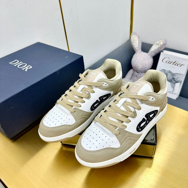 CD B57 Mid-Top Sneaker In Light Moss Brown Calfskin 993847