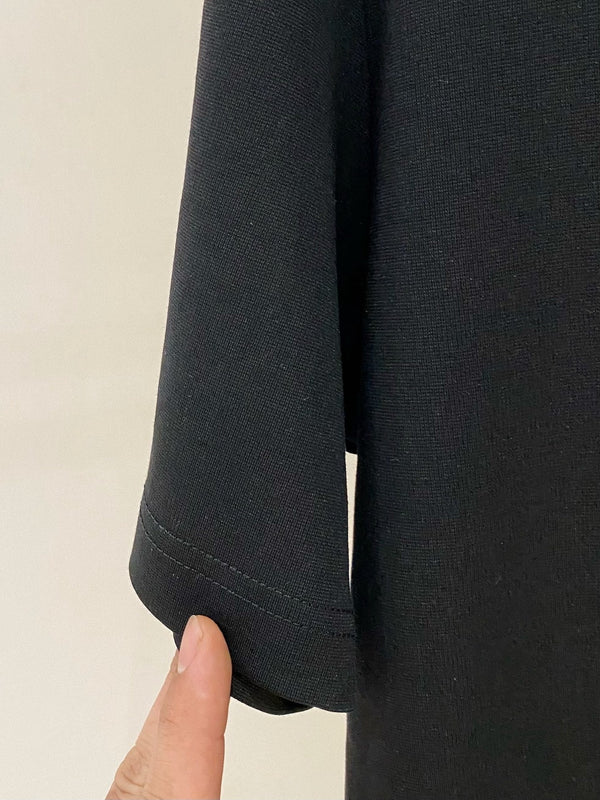 T-SHIRT IN COTONE NERO LV 239592