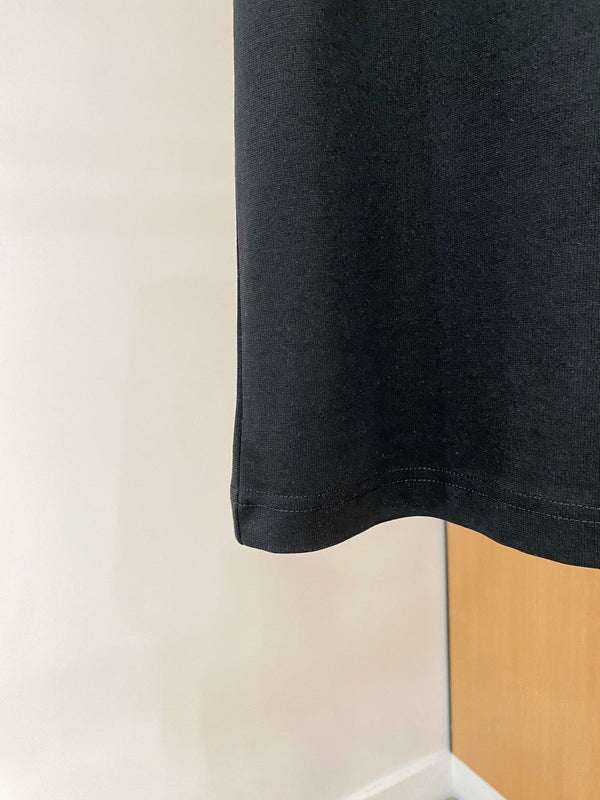 T-SHIRT IN COTONE NERO LV 239594