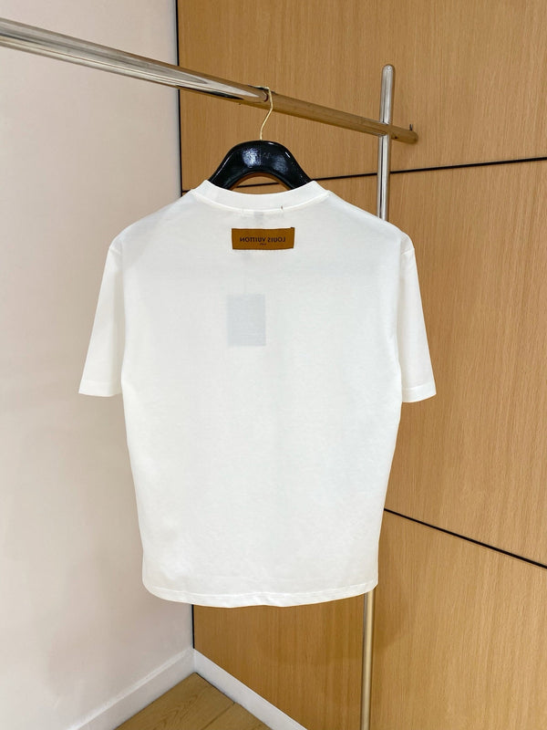 T-SHIRT IN COTONE BIANCO LV 239593