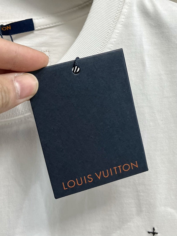 T-SHIRT LV IN PURO COTONE BIANCO 238779