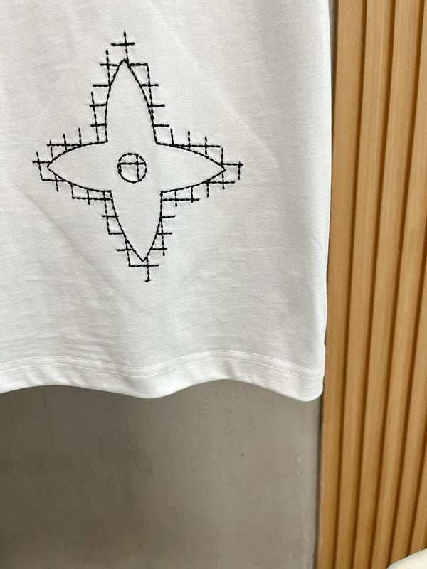 T-SHIRT LV IN PURO COTONE BIANCO 238779