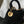 CC 25K Mini Bow Bag 26cm Black Tweed