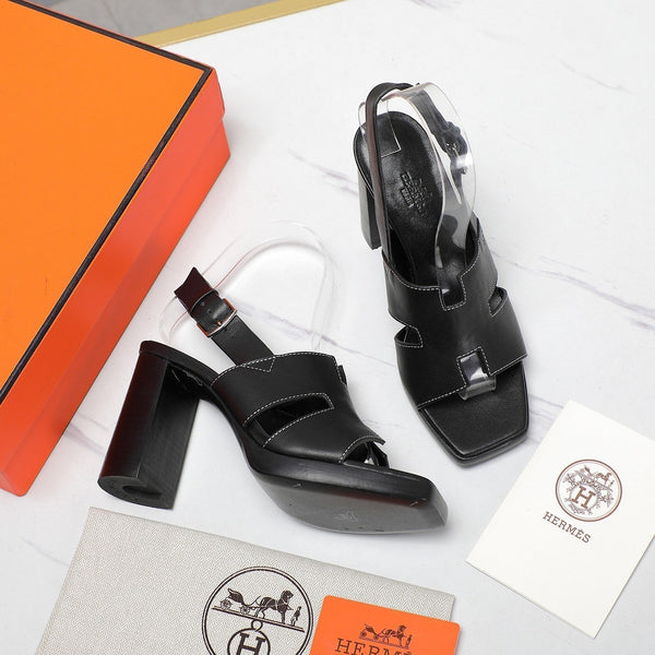 SANDALO ERIS 95 IN PELLE DI VITELLO NERO