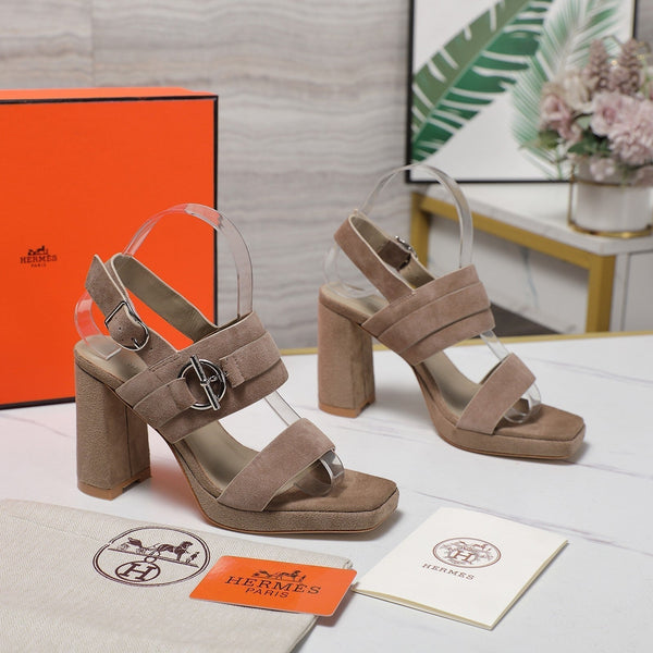 HM 25 Slingback Keen 90 Grey Suede