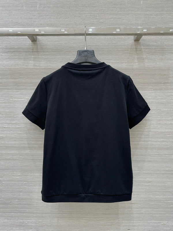CC 25 T-shirt Black Cotton
