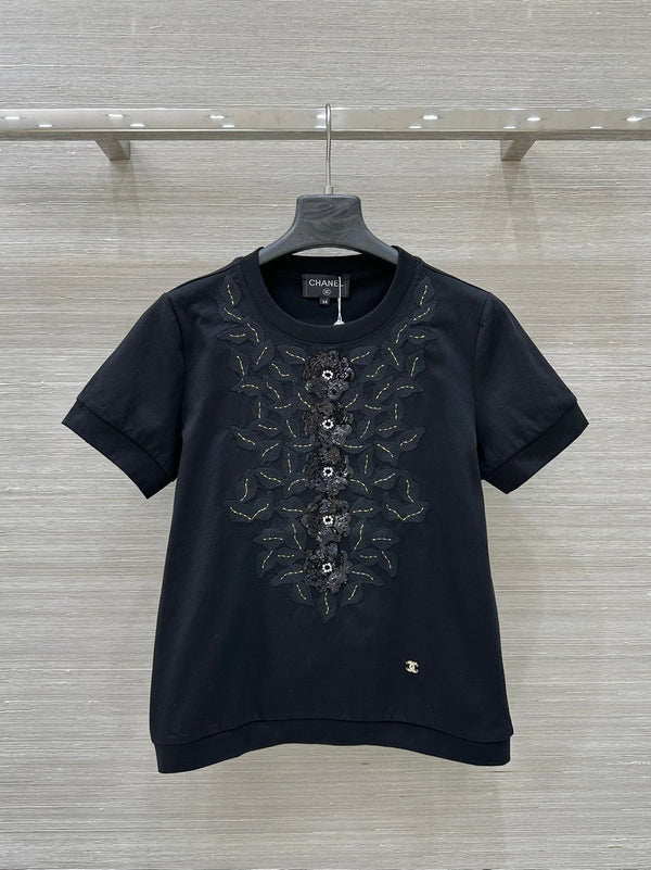 CC 25 T-shirt Black Cotton