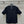 CD 25 Star Embroidery Knitted Short-sleeved Top Black Tencel Wool