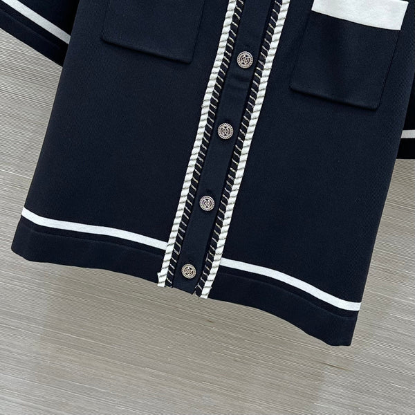 CC Short Sleeve Cardigan Black