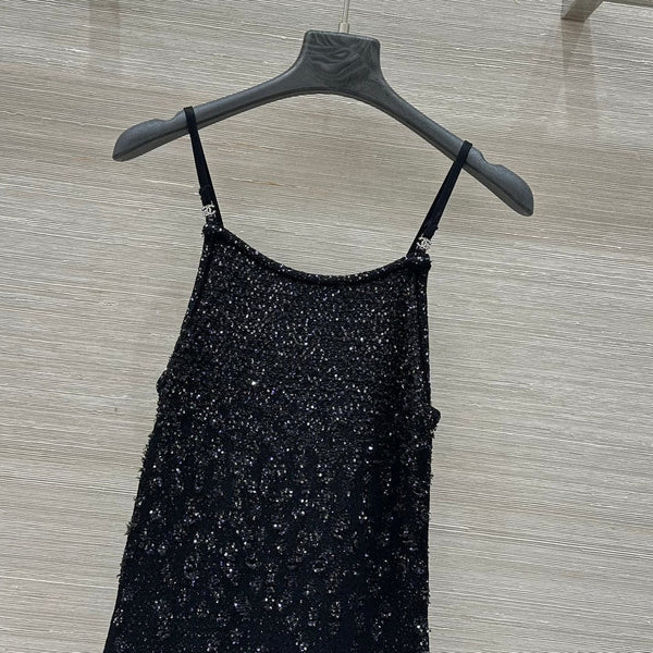 CC 25 Camisole Dress Black Polyamide