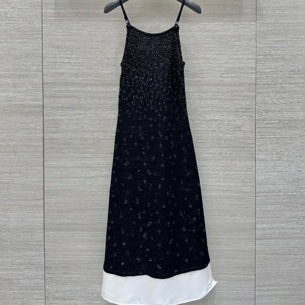 CC 25 Camisole Dress Black Polyamide